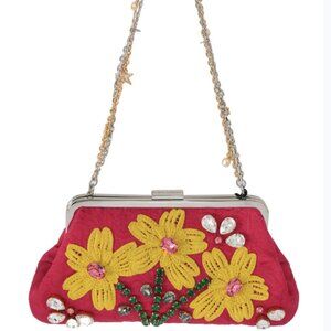 DOLCE & GABBANA Elegant Evening Party Clutch in Pink